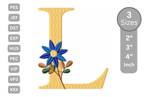 Botanical Flower Letter - L: A Seasonal Design Review