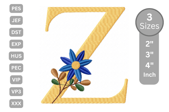 Botanical Flower Letter - Z: A Seller's Review