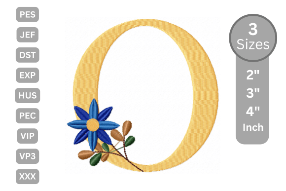 Boutique Review: Botanical Flower Letter - O for Apparel