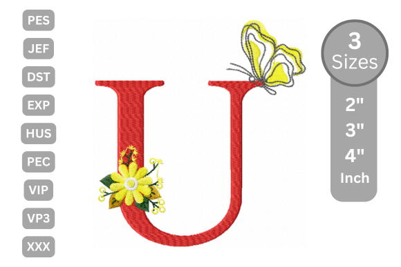 Butterfly Bloom Alphabet - U: A Seasonal Review for Holiday Collections