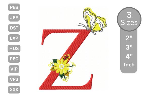 Butterfly Bloom Alphabet - Z Review for Holiday Collections