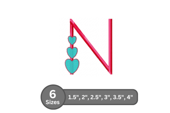 Candy Heart Alphabet -N Review for Business Merch