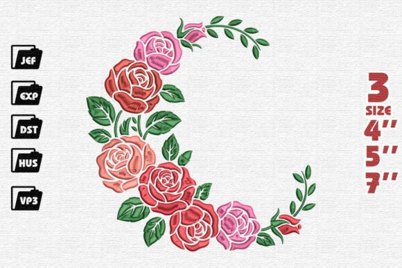 Elegant Crescent of Red and Pink Rose Review