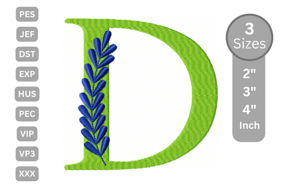 Elegant Floral Alphabet Letter - D Review