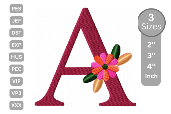 Floral Alphabet Letter - a Review for Boutique Apparel