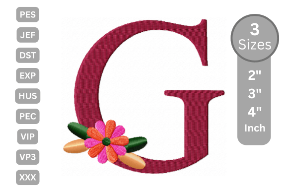 Floral Alphabet Letter - G Review for Boutique Sweatshirts