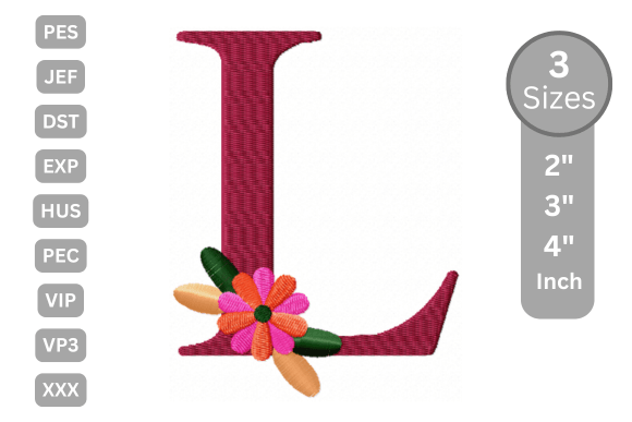 Floral Alphabet Letter - L: A Designer's Review for Personalized Gifts