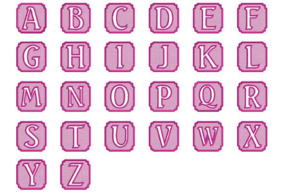 Knockdown Stitch Alphabet Towel Design Review