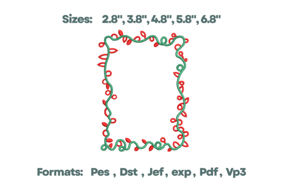 Simple Loopy Vine Frame Monogram Border Review